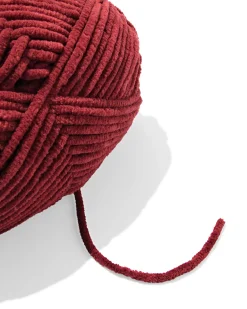 chenille garen100g 110m bordeaux