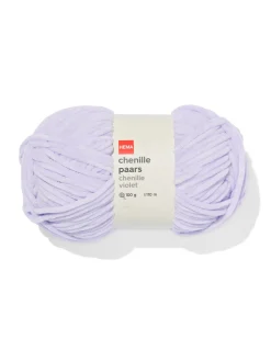 chenille paars 100gram 110meter