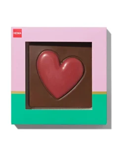 chocolade tablet hart