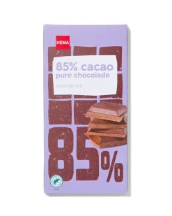chocoladereep 85% puur 90gram