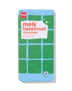 chocoladereep melk hazelnoot 180gram