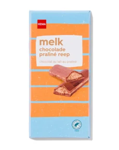 chocoladereep melk praliné 200gram