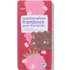 chocoladereep puur marshmallow framboos 180gram