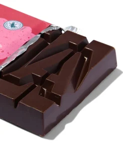 chocoladereep puur marshmallow framboos 180gram