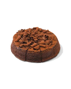 chocoladetaart XL 10 p. gesneden