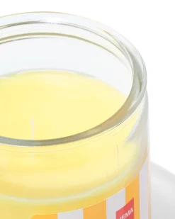 citronella geurkaars in glas met Ø6.5x8