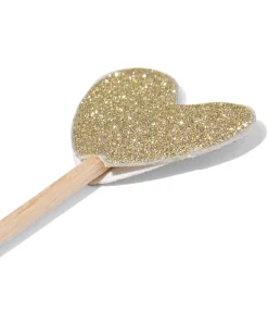 cocktailprikker 9cm hartjes - 15 stuks