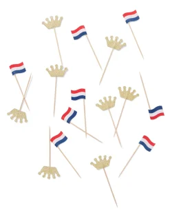 cocktailprikkers 8.5cm Koningsdag
