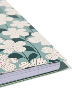 collegeblok A4 gelinieerd bloemen
