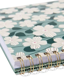 collegeblok A4 gelinieerd bloemen