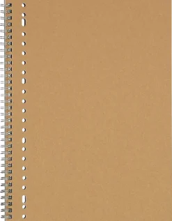 collegeblok A4 geruit 10x10mm kraft