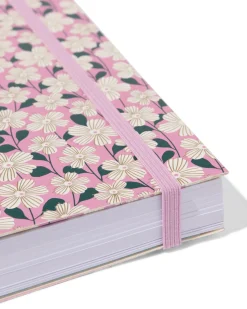 collegeblok 4-in-1 A5 gelinieerd bloemen