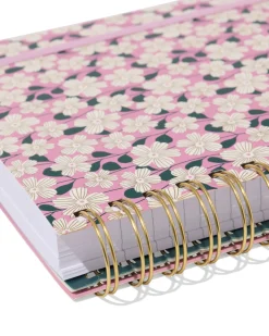 collegeblok 4-in-1 A5 gelinieerd bloemen
