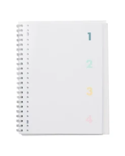 collegeblok 4-in-1 A4 gelinieerd