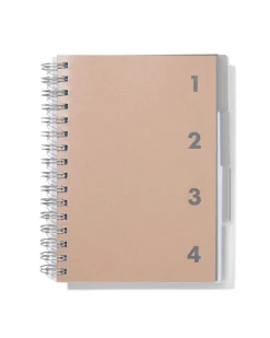 collegeblok 4-in-1 A5 gelinieerd kraft
