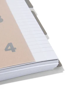 collegeblok 4-in-1 A5 gelinieerd kraft