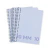 collegeblokken blauw A4 geruit 10mm - 3 stuks
