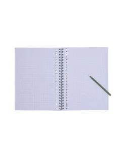 collegeblokken blauw A4 geruit 10mm - 3 stuks