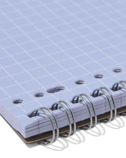 collegeblokken blauw A4 geruit 10mm - 3 stuks