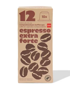 composteerbare cups extra forte - 10 stuks