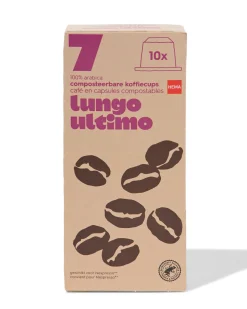 composteerbare cups lungo ultimo - 10 stuks