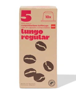 composteerbare cups lungo regular - 10 stuks