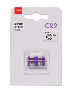 CR2 photo lithium batterij