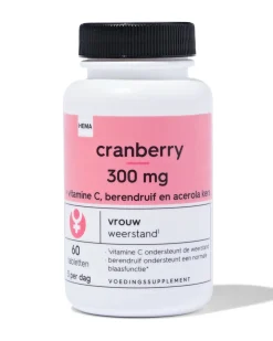 cranberry 300 mg 60 stuks
