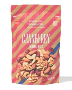 cranberrymix ongezouten 200g