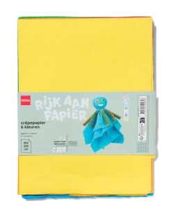 crêpepapier 250x50 - 6 stuks