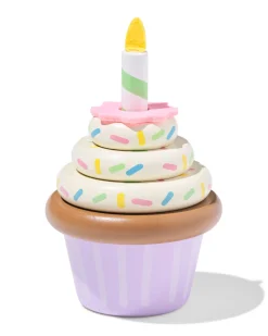 cupcake 8x13x8cm hout