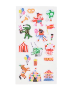 3D stickers circus - 38 stuks