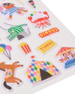 3D stickers circus - 38 stuks