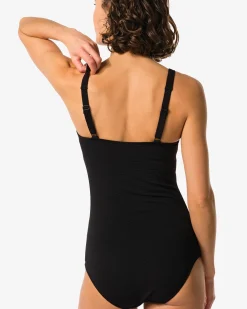 dames badpak control zwart