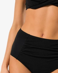 dames bikinibroekje control hoge taille zwart