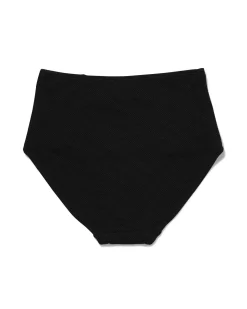 dames bikinibroekje control hoge taille zwart