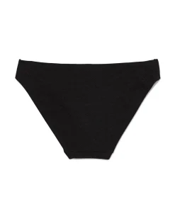 dames bikinibroekje middelhoge taille zwart