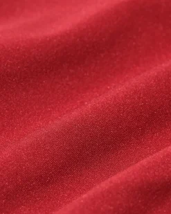 dames brazilian micro met kanten inzet donkerrood