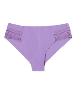 dames brazilian micro met kanten inzet lichtpaars