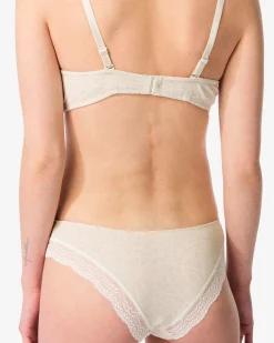 dames brazilian rib met kant naturel
