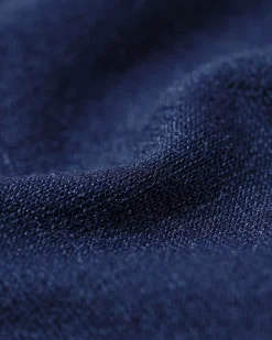 dames pyjamatop viscose donkerblauw