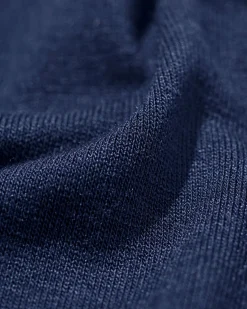 dames pyjamatop viscose donkerblauw