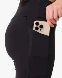 dames sportlegging capri zwart