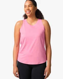 dames sportsinglet loose fit roze