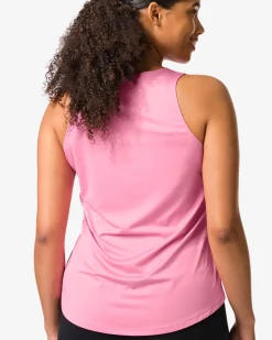 dames sportsinglet loose fit roze