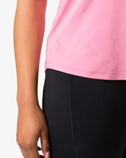 dames sportsinglet loose fit roze