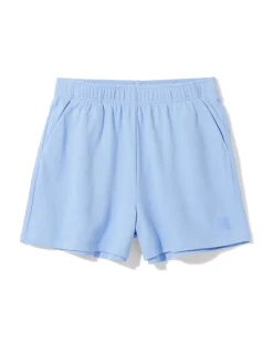 dames sweatshort lichtblauw