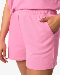 dames sweatshort roze