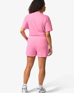 dames sweatshort roze
