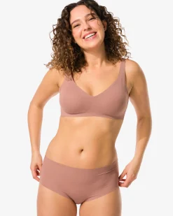 dames tailleslip micro rib ultimate comfort lichtbruin